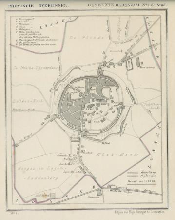 OLDENZAAL Stad - Kuijper / Suringar - 1867