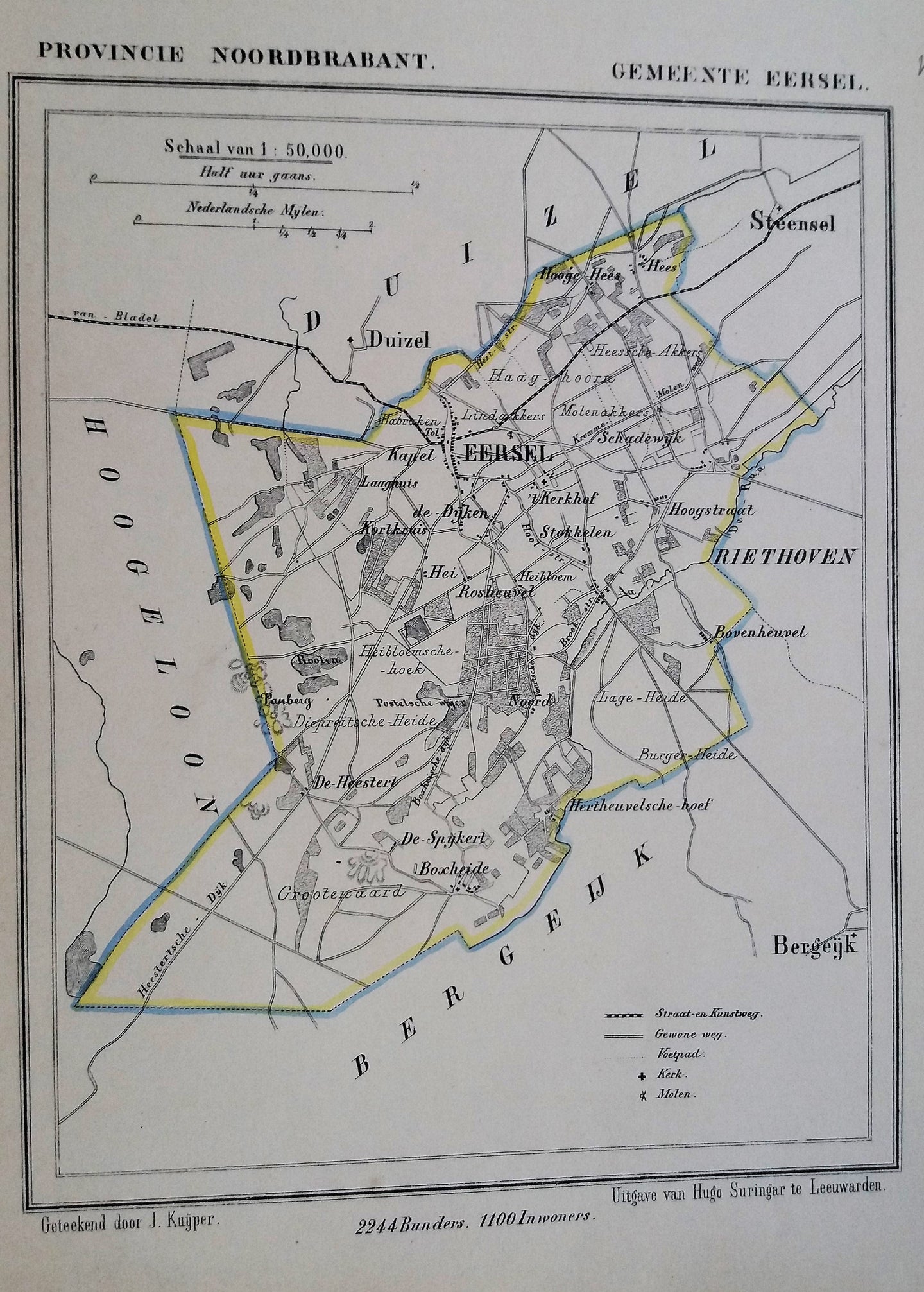 EERSEL - J Kuijper / H Suringar - ca. 1867