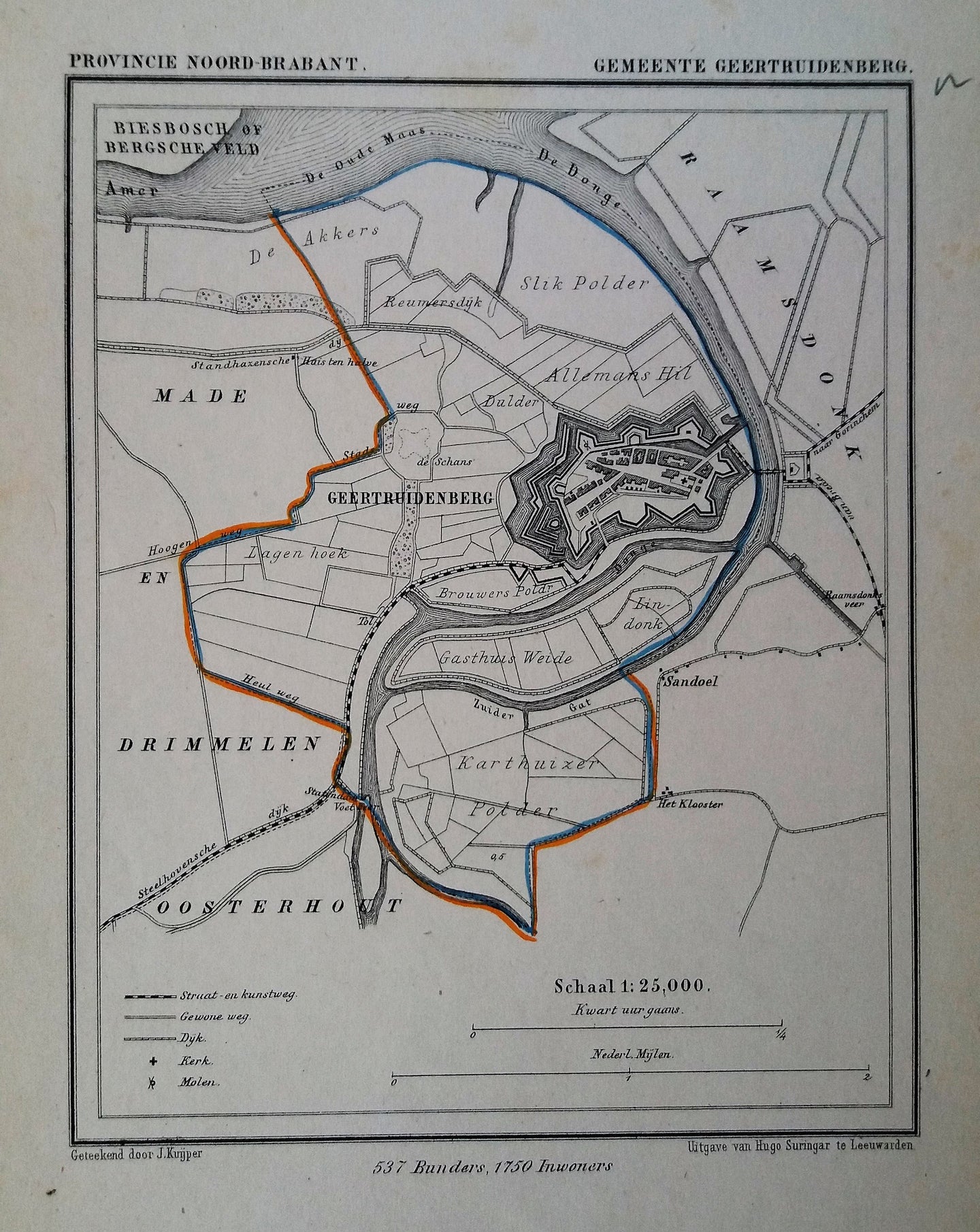 GEERTRUIDENBERG - J Kuijper / H Suringar - 1867