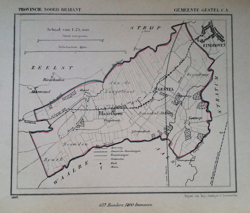 GESTEL Eindhoven - J Kuijper / H Suringar - 1867