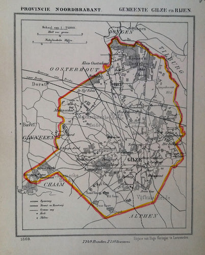 GILZE en RIJEN - J Kuijper / H Suringar - 1869