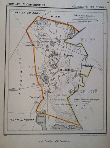 HUIJBERGEN - J Kuijper / H Suringar - 1867