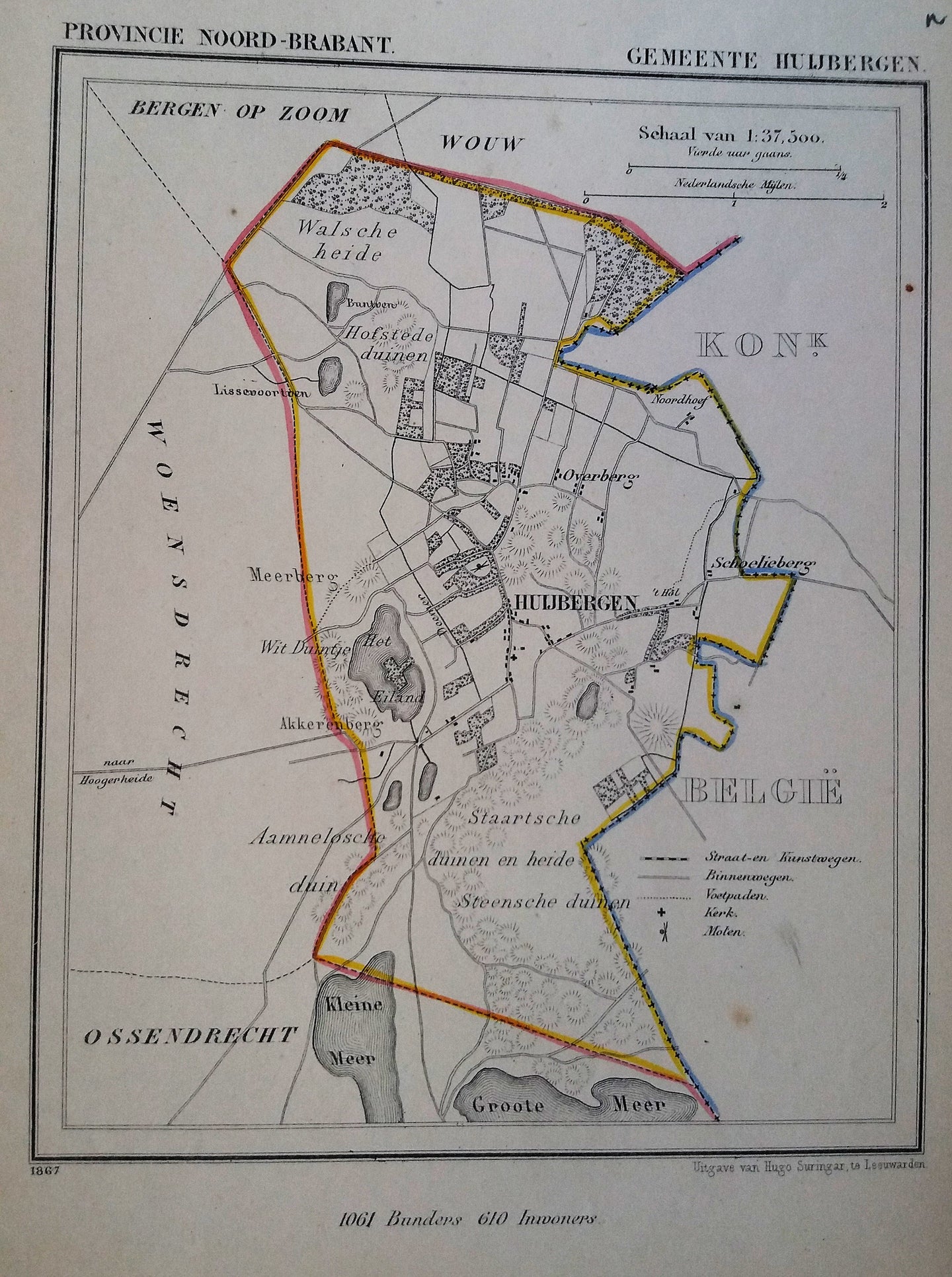 HUIJBERGEN - J Kuijper / H Suringar - 1867
