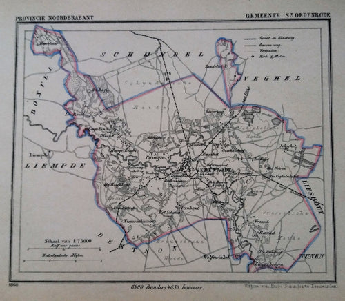 SINT OEDENRODE - J Kuijper / H Suringar - 1868