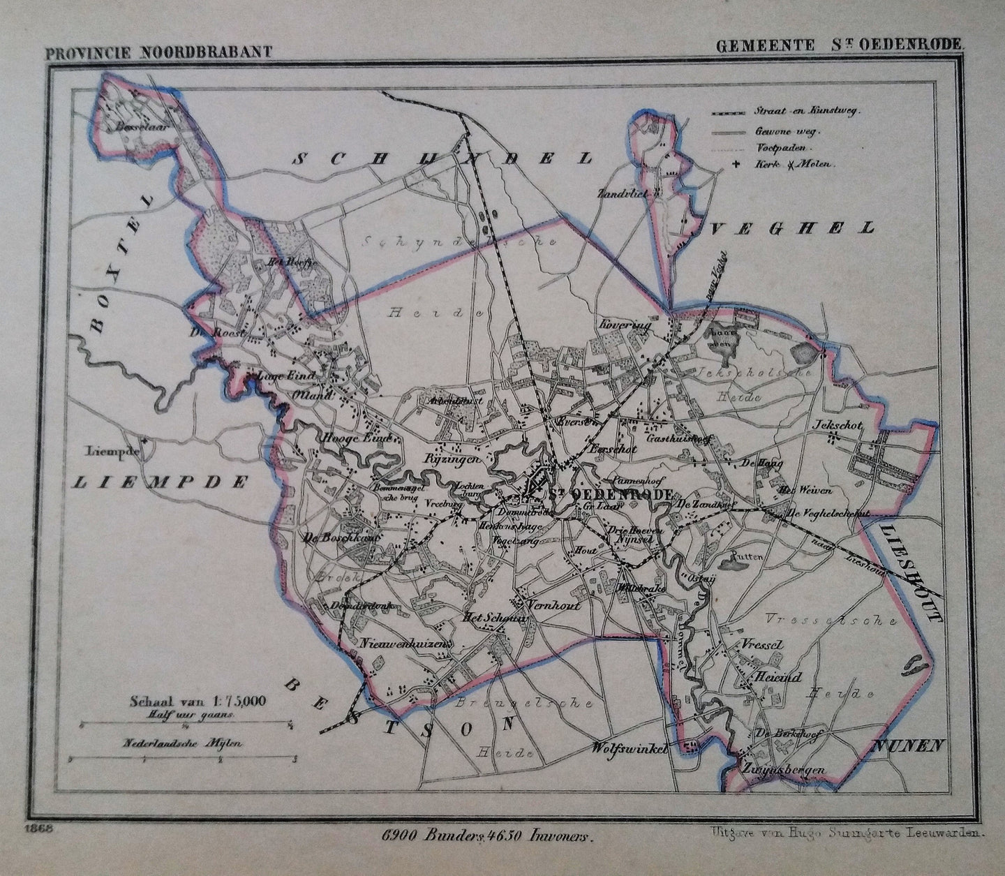 SINT OEDENRODE - J Kuijper / H Suringar - 1868