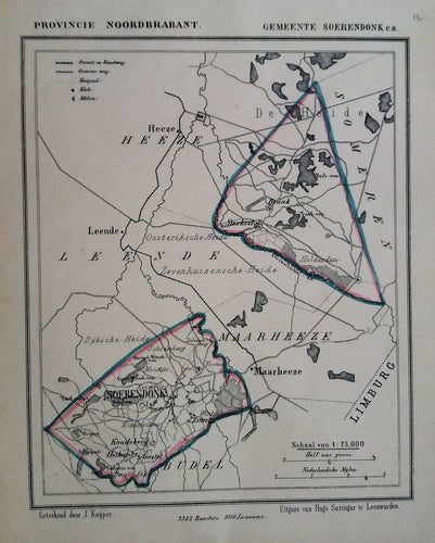 SOERENDONK - J Kuijper / H Suringar - ca. 1867