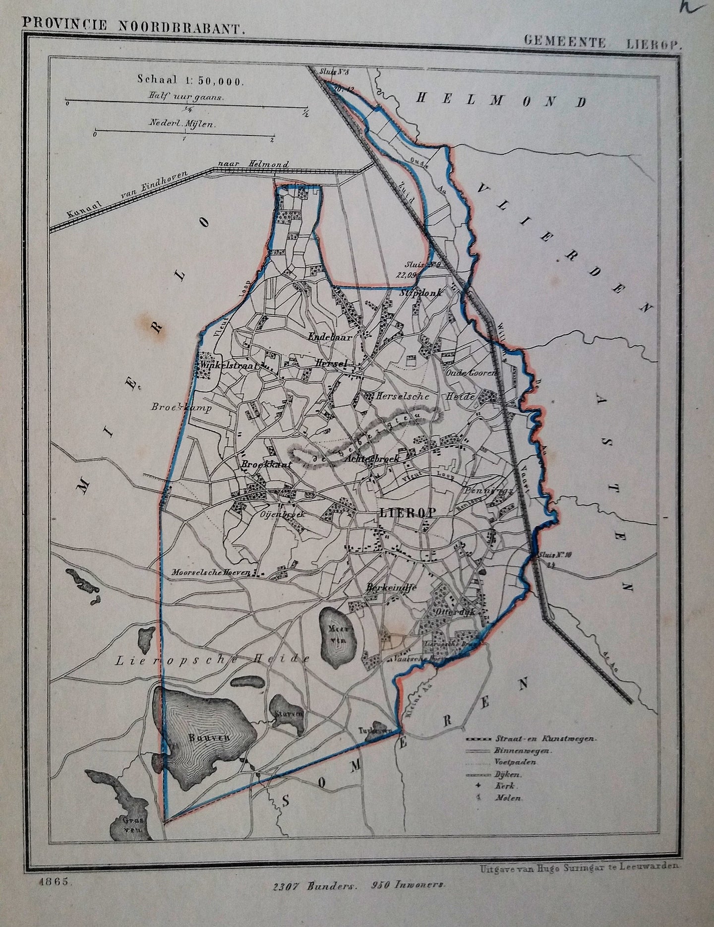 LIEROP - J Kuijper / H Suringar - 1865