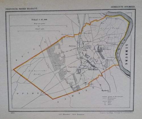 Boxmeer - J Kuijper / H Suringar - 1866