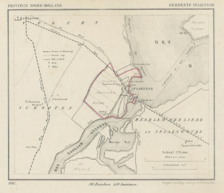 SPAARNDAM - Kuijper / Suringar - 1867