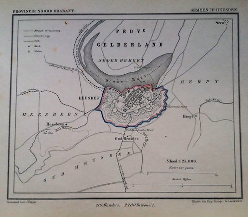 Heusden - J Kuijper / H Suringar - 1866