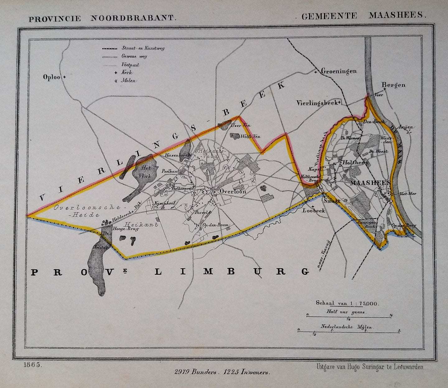 Maashees - J Kuijper / H Suringar - 1866