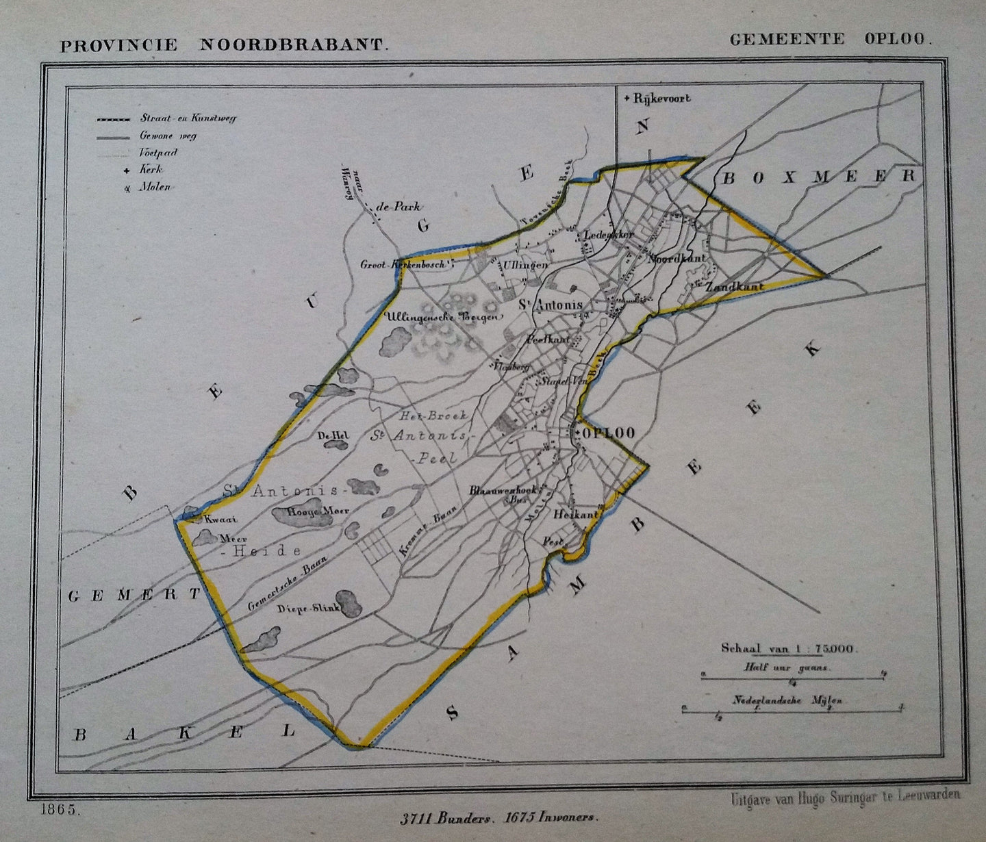 Oploo - J Kuijper / H Suringar, - 1866