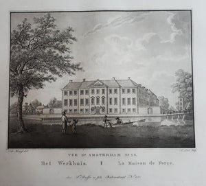 AMSTERDAM Roetersstraat Dr Sarphatihuis - C de Kruyff / F Buffa & Zn - ca. 1825