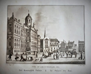 Amsterdam Koninklijk paleis Dam - C de Kruyff / F Buffa - 1825