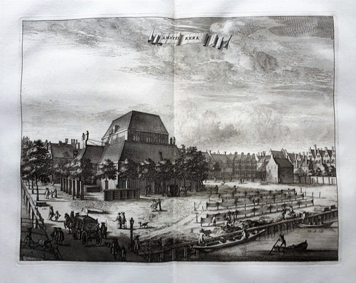 Amsterdam Amstelkerk - C Commelin - 1726