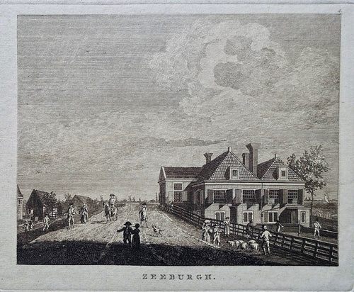 Amsterdam Zeeburgerdijk Herberg Zeeburg - H Schouten - ca. 1770