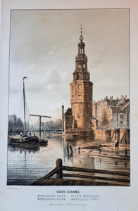 Amsterdam Oude-Schans Montelbaanstoren - W Hekking jr/ GW Tielkemeijer - 1861
