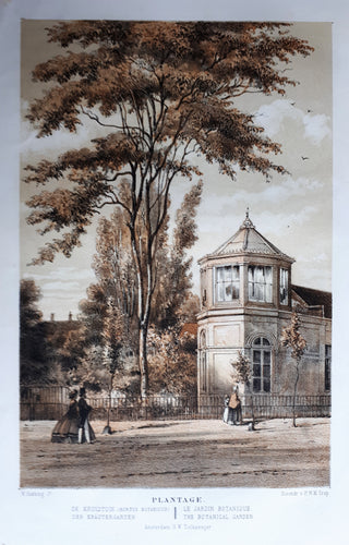 Amsterdam Hortus Botanicus - W Hekking jr/ GW Tielkemeijer - 1861