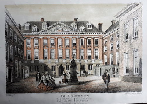 AMSTERDAM Voormalig Stadhuis Hotel The Grand - W Hekking jr/ GW Tielkemeijer - 1869