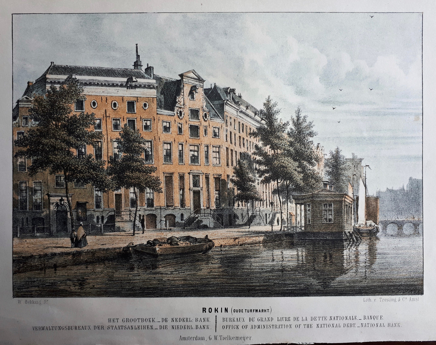 Amsterdam Oude Turfmarkt Allard Pierson Museum UvA - W Hekking jr/ GW Tielkemeijer - 1869