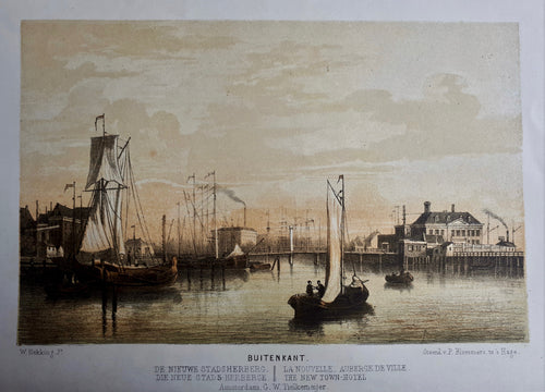 Amsterdam IJ Nieuwe Stadsherberg - W Hekking jr/ GW Tielkemeijer - 1861