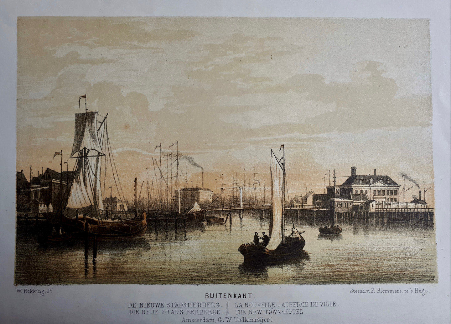 Amsterdam IJ Nieuwe Stadsherberg - W Hekking jr/ GW Tielkemeijer - 1861