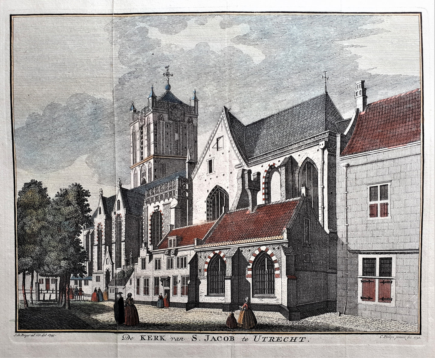 UTRECHT Jacobskerk - C Philips - 1752