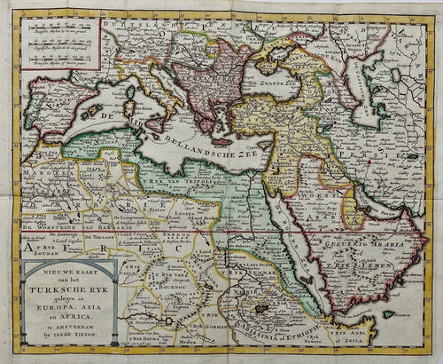 Turkse Rijk Ottoman Empire - I Tirion / J Keizer - 1753