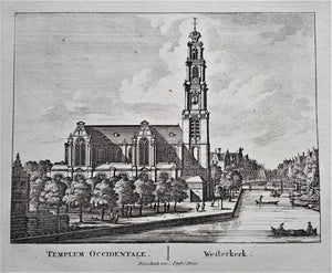 Amsterdam Westerkerk - P Schenk - ca. 1708