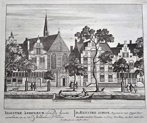 AMSTERDAM Doorluchtige School Agnietenkapel - P Schenk - ca. 1708