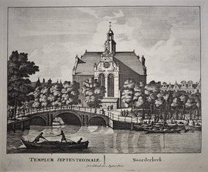 AMSTERDAM Noorderkerk - P Schenk - ca. 1708