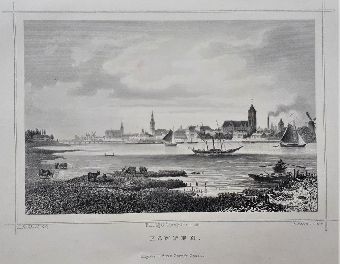 KAMPEN - JL Terwen / GB van Goor - 1858