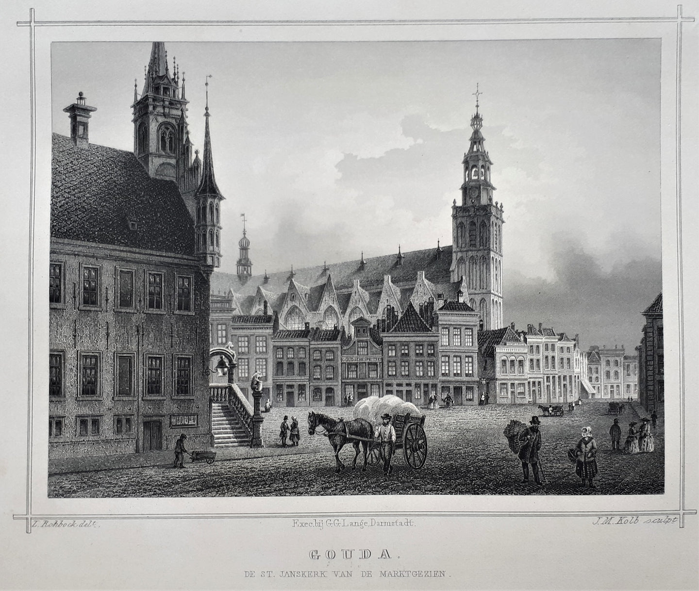 GOUDA St Janskerk - JL Terwen / GB van Goor - 1858