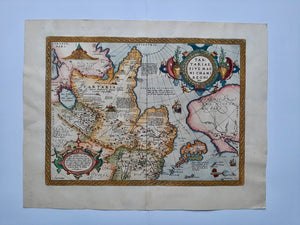 Rusland Verenigde Staten Japan Russia United States 'Tartariae' - Abraham Ortelius - 1592