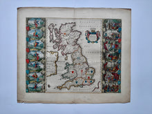 Afbeelding in Gallery-weergave laden, Groot Brittannië British Isles Great Britain - J Blaeu - circa 1659