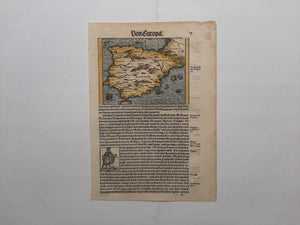Spanje Spain - Johannes Stumpf - 1548