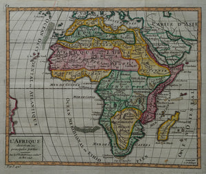 Afrika Africa - G Robert de Vaugondy - 1749