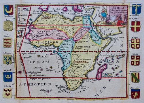 Afrika Africa - J de la Feuille - 1729