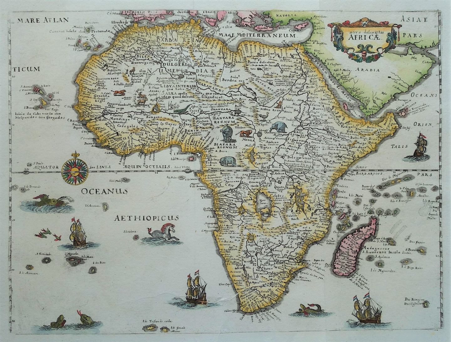 Afrika Africa - M Merian - 1646