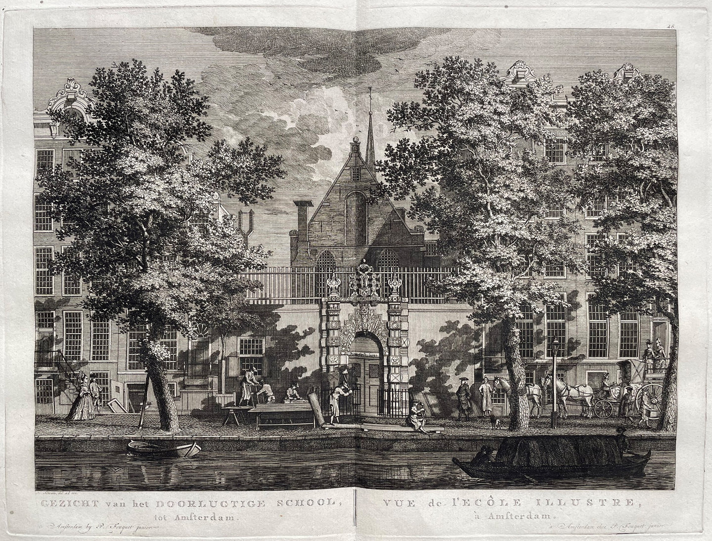 Amsterdam Doorluchtige School Agnietenkapel - P Fouquet - 1783