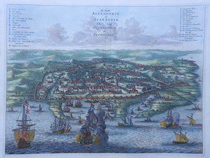 Egypte Alexandrië Egypt Alexandria - O Dapper / J van Meurs - 1676