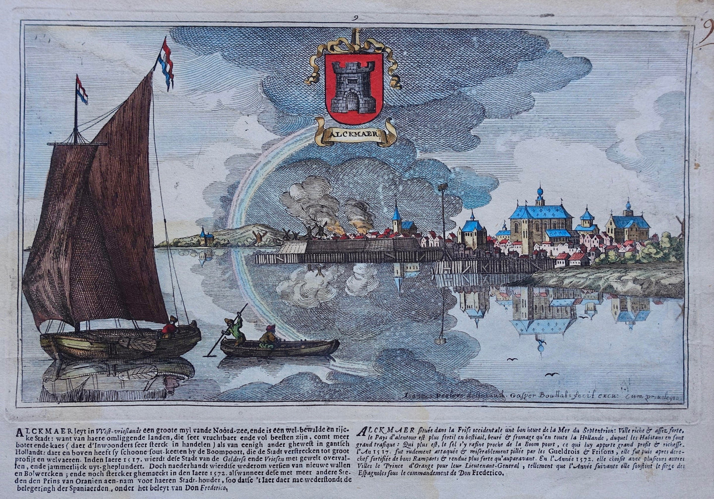 Alkmaar - J Peeters en C Bouttats - 1674