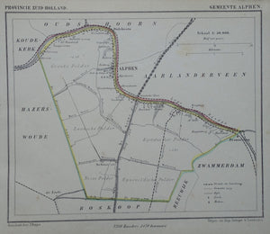 ALPHEN AAN DEN RIJN - Kuijper / Suringar - 1866