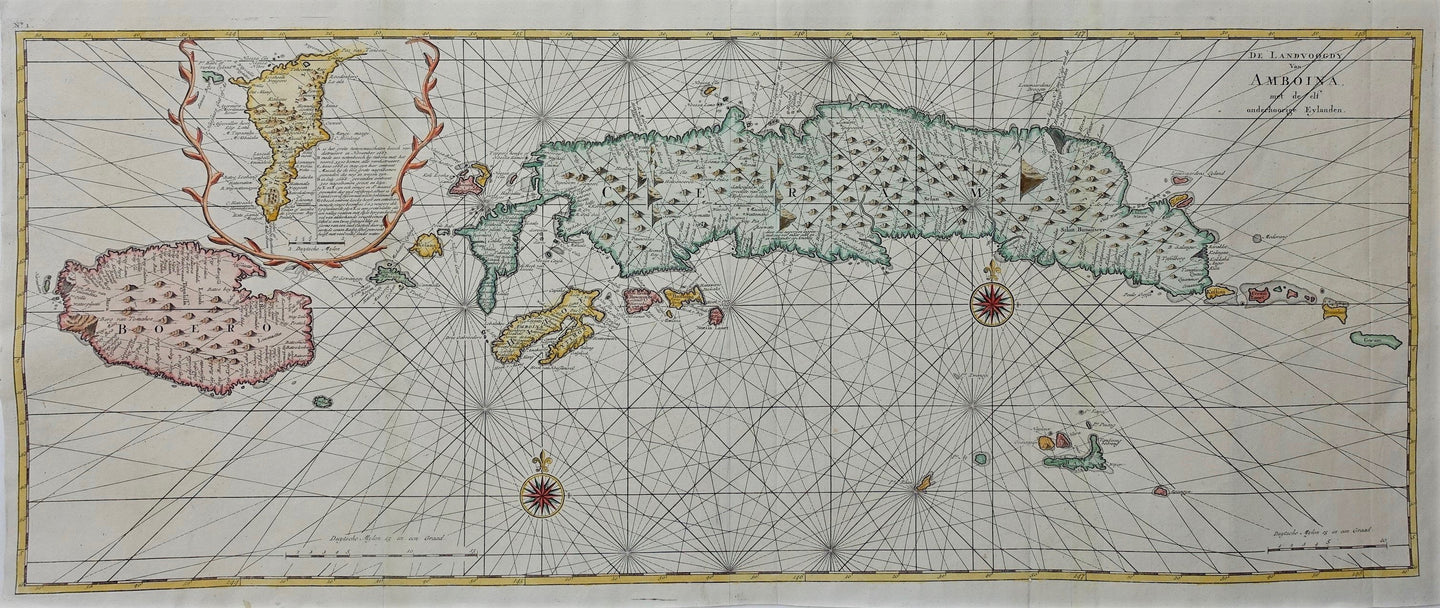 Indonesië Molukken Amboina - F Valentijn - 1724