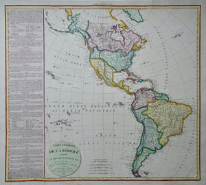 Amerika North and South America - F Delamarche - 1818