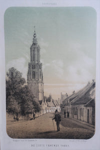 Amersfoort 'De Lieve Vrouwen Toren' - PW van de Weijer / JC Loman jr - 1857
