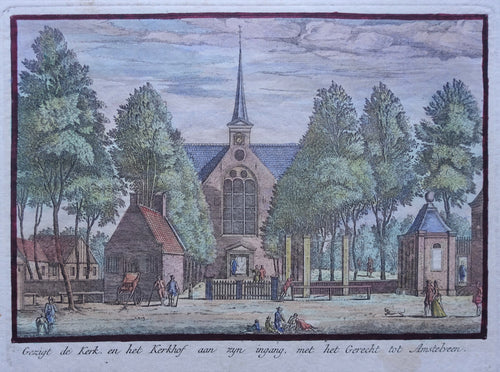 Amstelveen Kerk - naar A. Rademaker - circa 1770