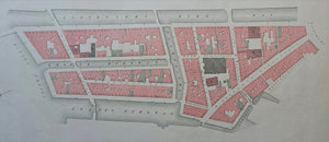 Amsterdam plattegrond van Buurt C Kloveniersburgwal/Groenburgwal/Zwanenburgwal/Raamgracht - JC Loman - 1876