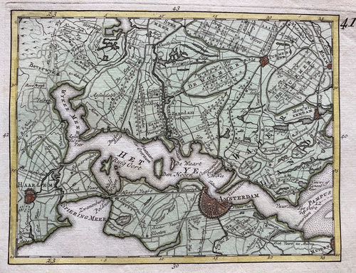 Noord-Holland Amsterdam / IJ / Haarlem / Purmerend - C en JC Sepp - 1773