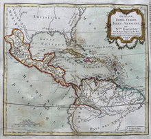Load image in Gallery view, Midden-Amerika Caribbean Mexico Central America West Indies  - Louis Brion de la Tour - 1790